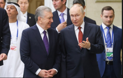 Путин встретился с президентом Узбекистана в Минске